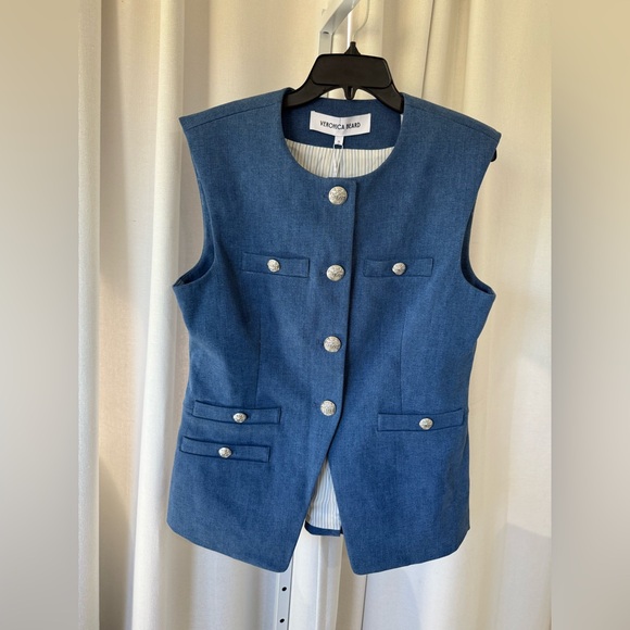 Veronica beard tamara vest cornflower blue FINAL PRICE - Picture 4 of 8